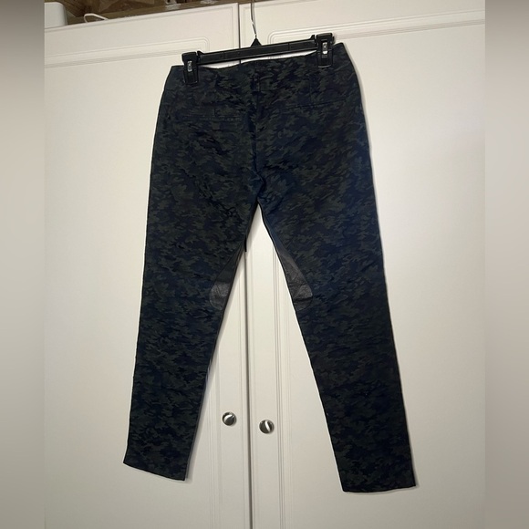 Roseanna Equestrian Inspired Made in France Camo Trousers with Leather Details - Picture 9 of 15